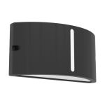 Eglo Wandlamp Poggiarello Zwart Up & Down | IP54 - Geschikt voor 1x E14