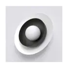Emibig Wandlamp Poppi Staal Wit | Geschikt voor 1x G9 - Max 8W